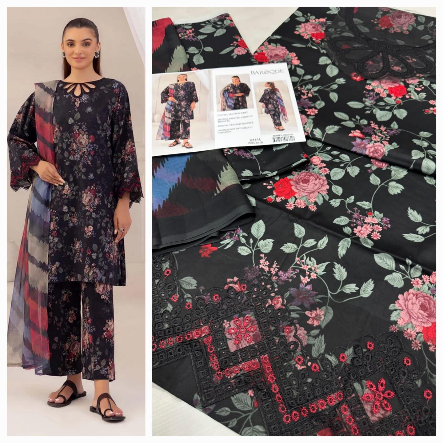 3 Piece Lawn Suite - 25 Designs - Image 18