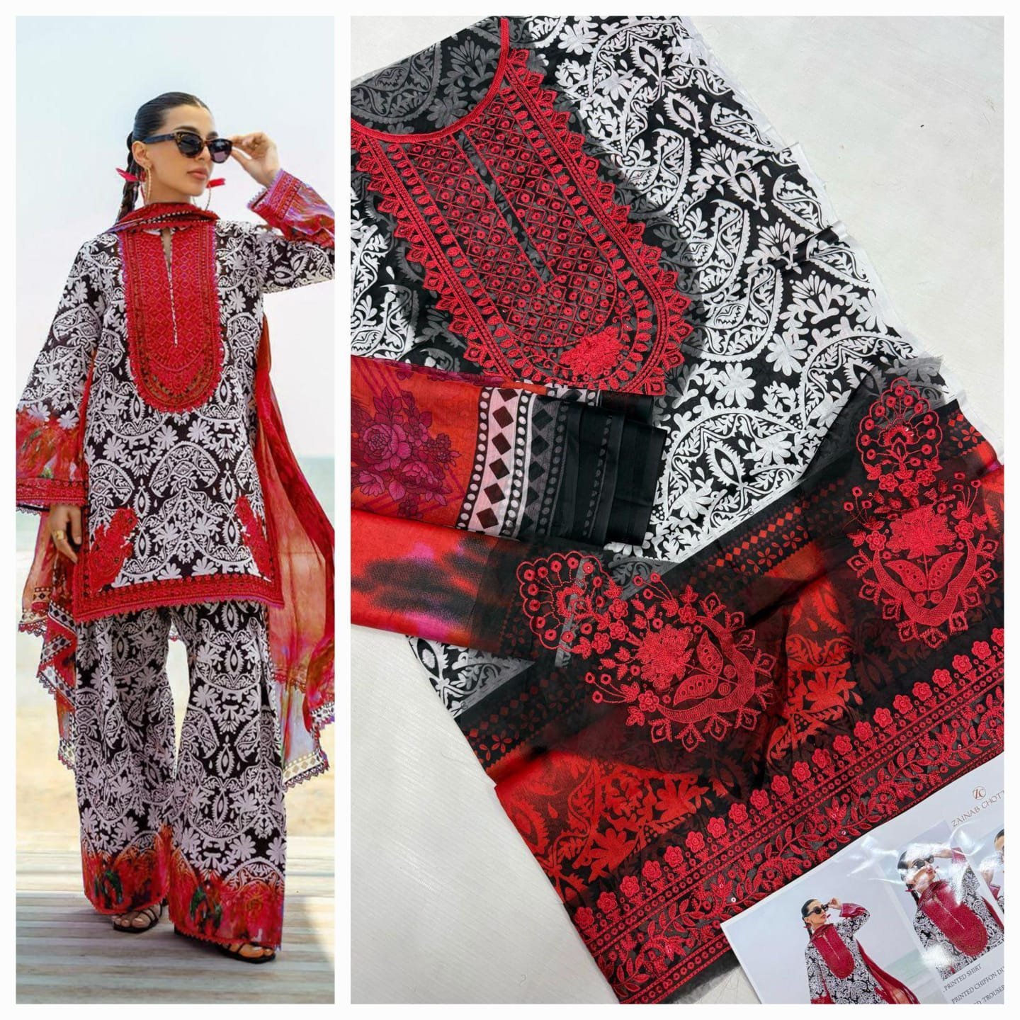 3 Piece Lawn Suite - 25 Designs - Image 12