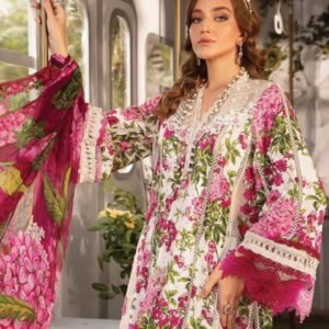 Maria B PRINT Lawn 2025 – Embroidered Sequin Design
