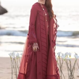 Qalamkar Embroidery Lawn - Wedding Dress 2025